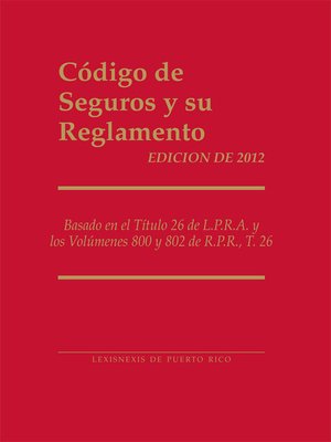 cover image of Código de Seguros y su Reglamento